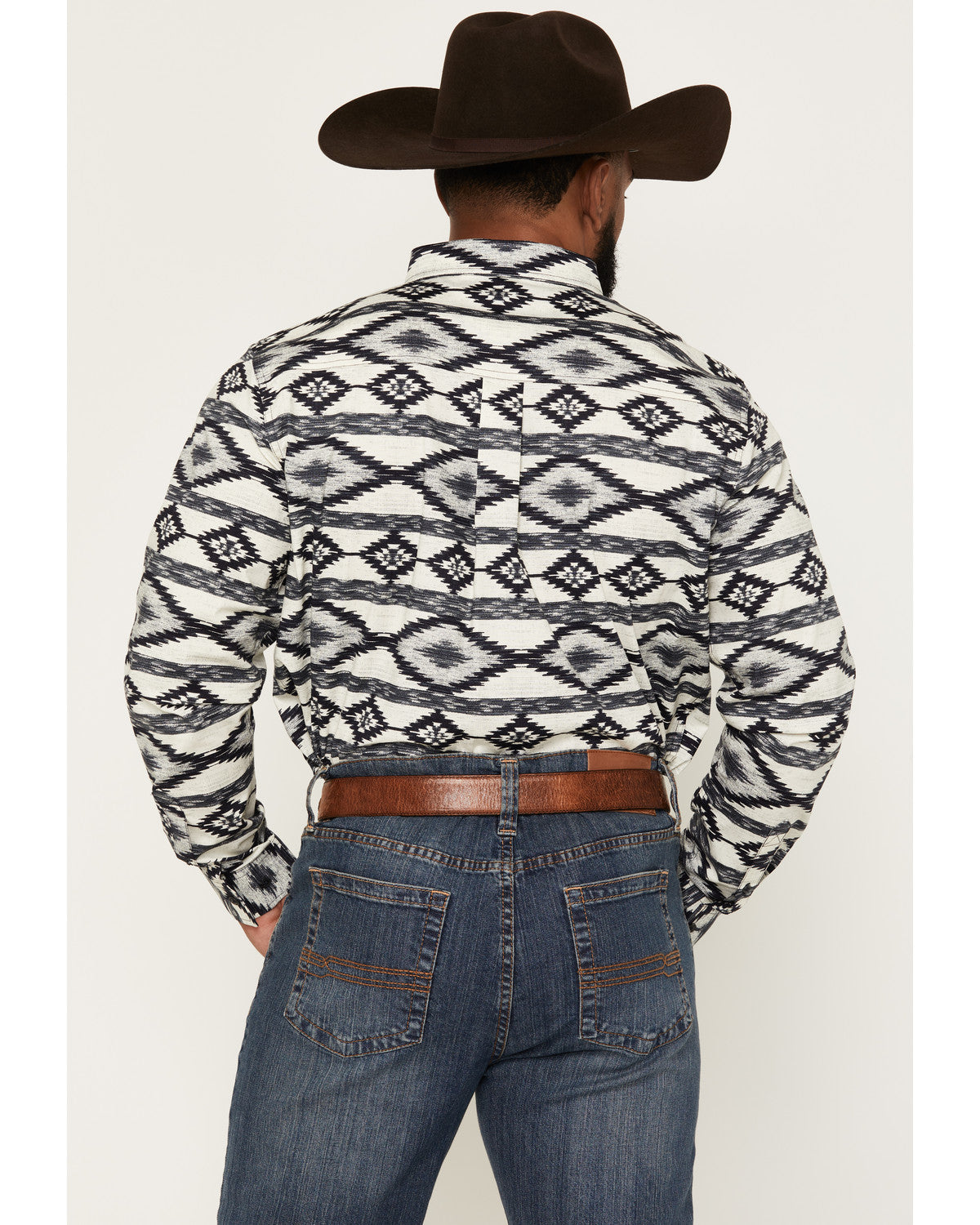 Men's Tiki Room Southwestern Print Long Sleeve Button-Down