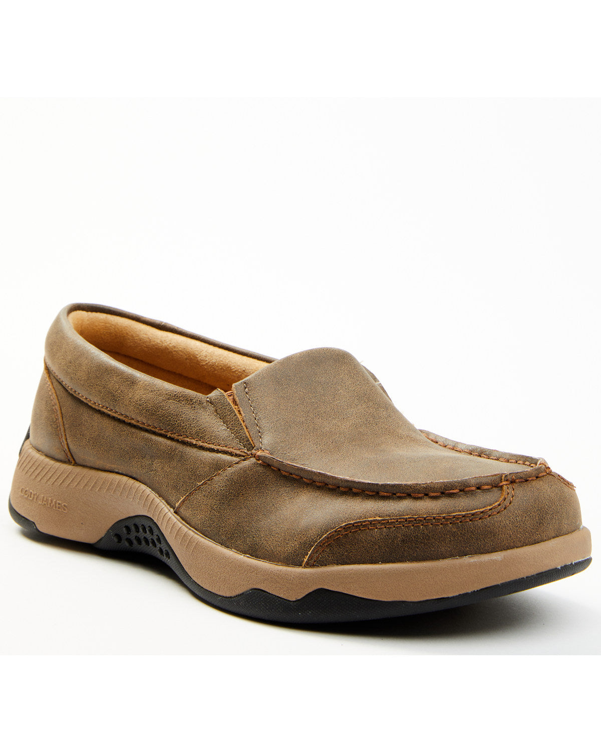 Men's Trust Me Beaned Slip-On Casual Oxford Shoes - Moc Toe