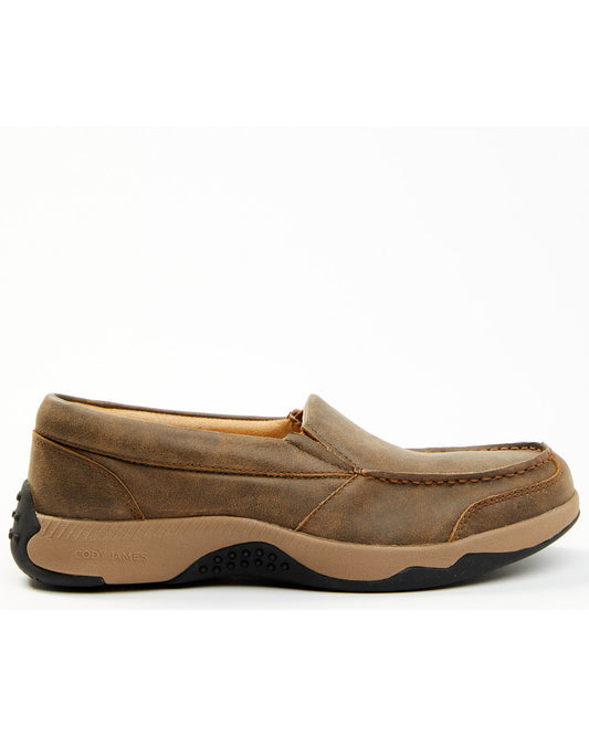 Men's Trust Me Beaned Slip-On Casual Oxford Shoes - Moc Toe