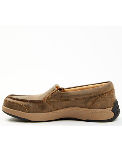 Men's Trust Me Beaned Slip-On Casual Oxford Shoes - Moc Toe