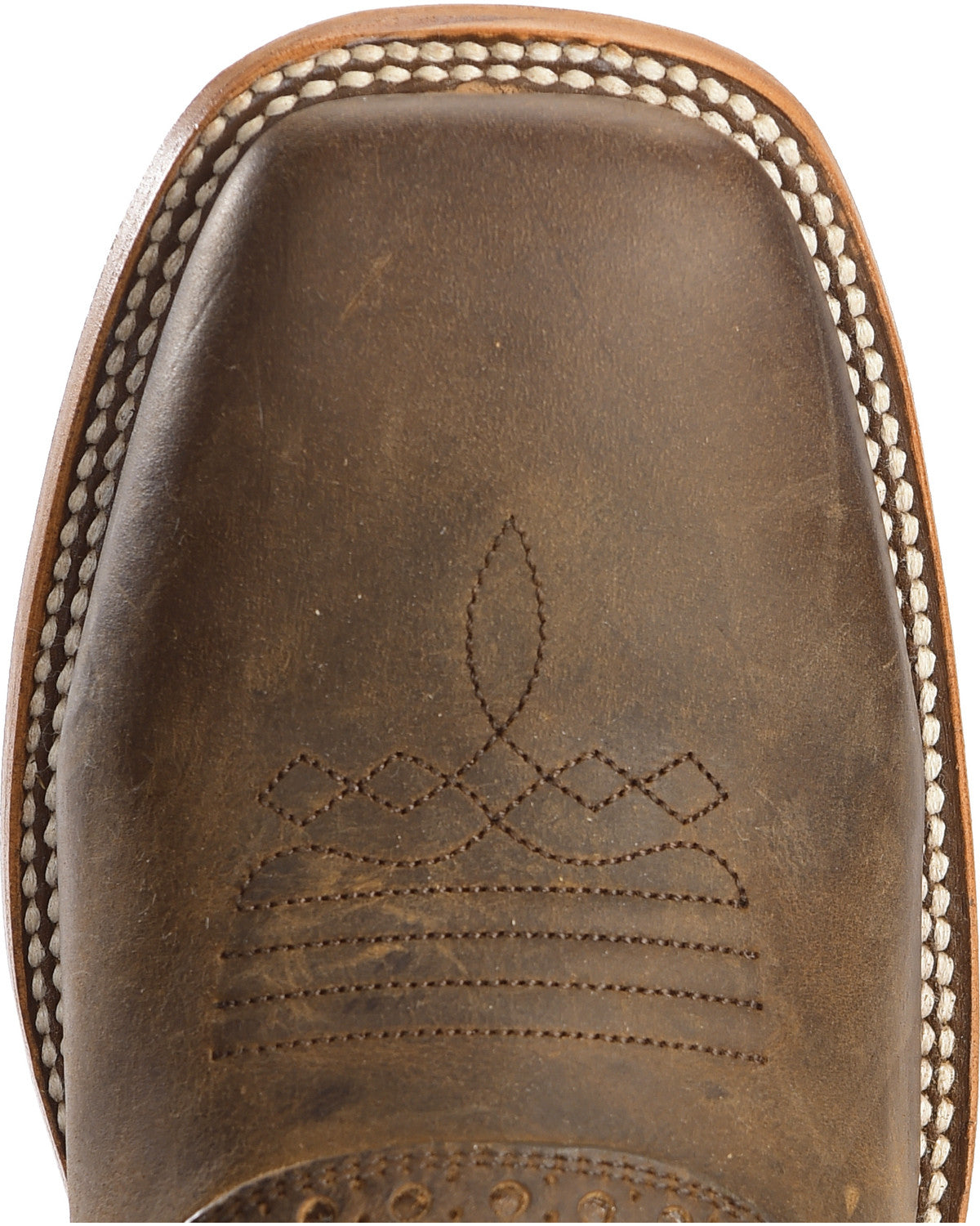 Men's Saddle Vamp Western Boots - Broad Square Toe